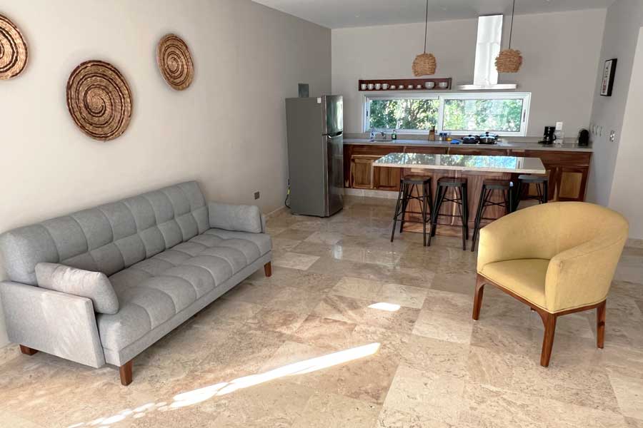 The interior of a room in Valhalla Residences by Biwa