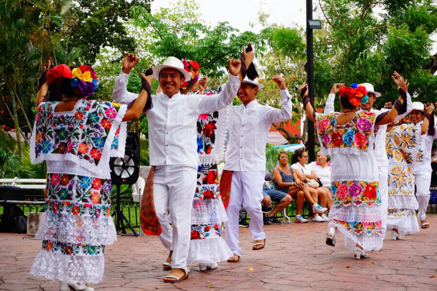 The street performers in Valladolid