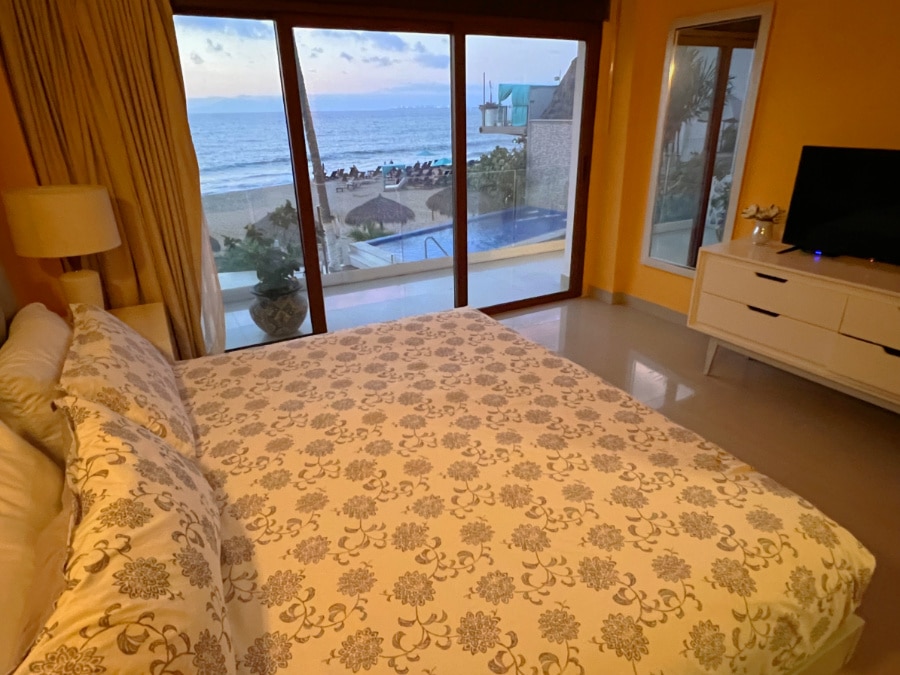View of the bedroom in Vallarta Shores