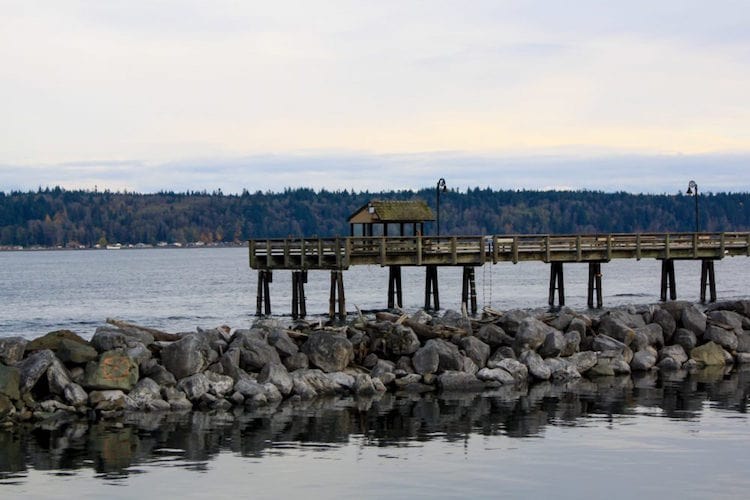 A dock in Campbell River, Vancouver Island