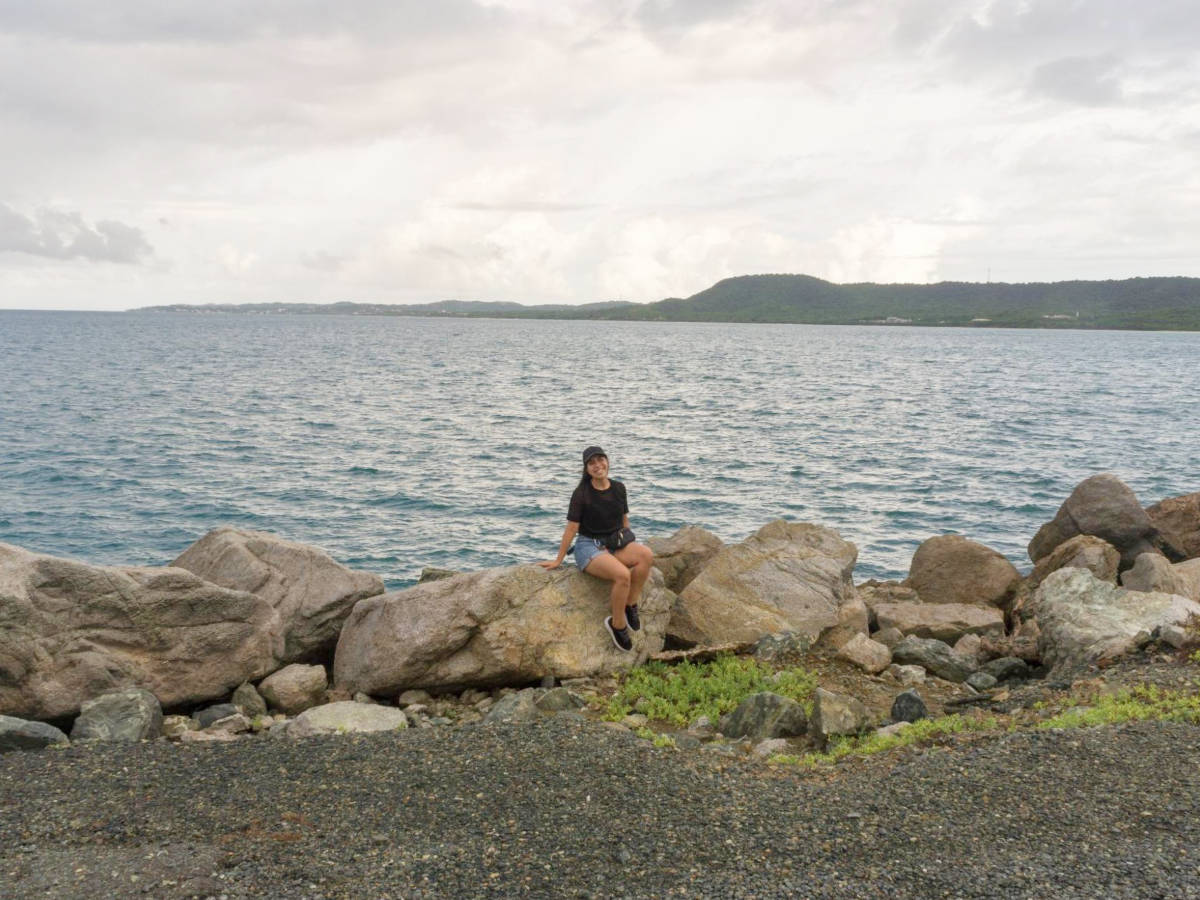 The author Vanessa Ramos smiling for a photo in Vieques