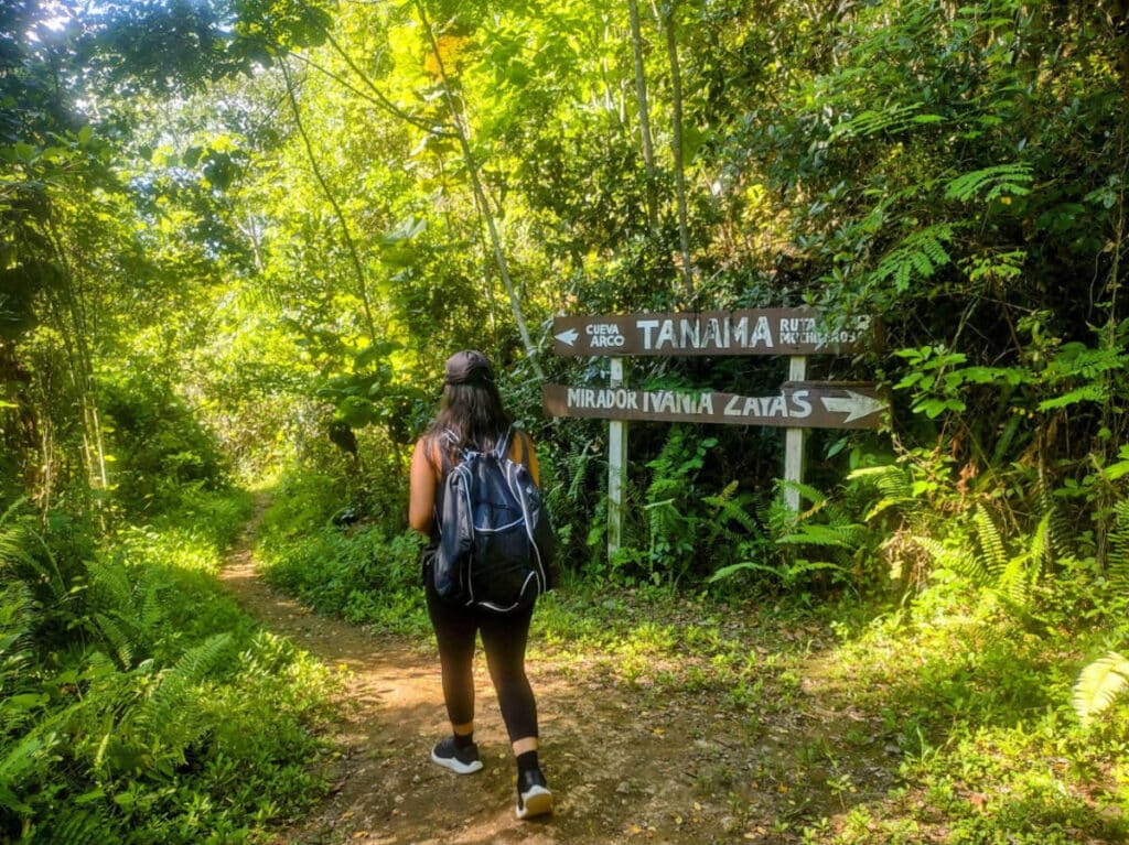 The author, Vanessa Ramos during one of her hikes in Puerto Rico