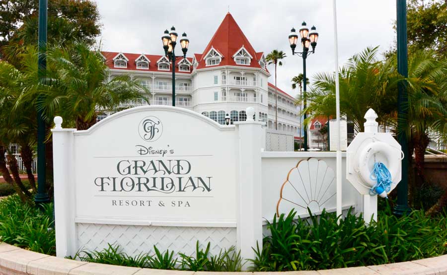 The Disney’s Grand Floridian Resort from the outside