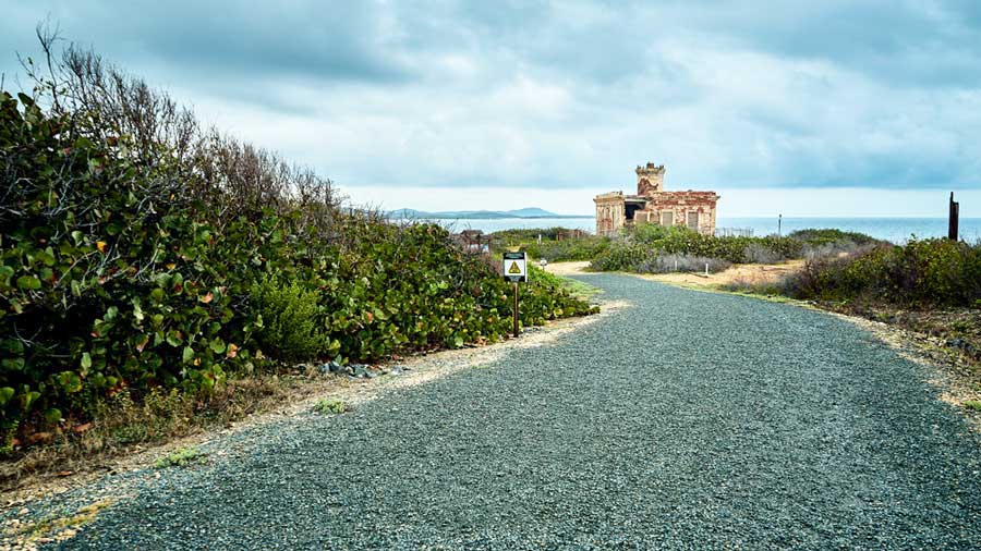 Puerto Ferro Lighthouse in Vieques Wildlife Refuge