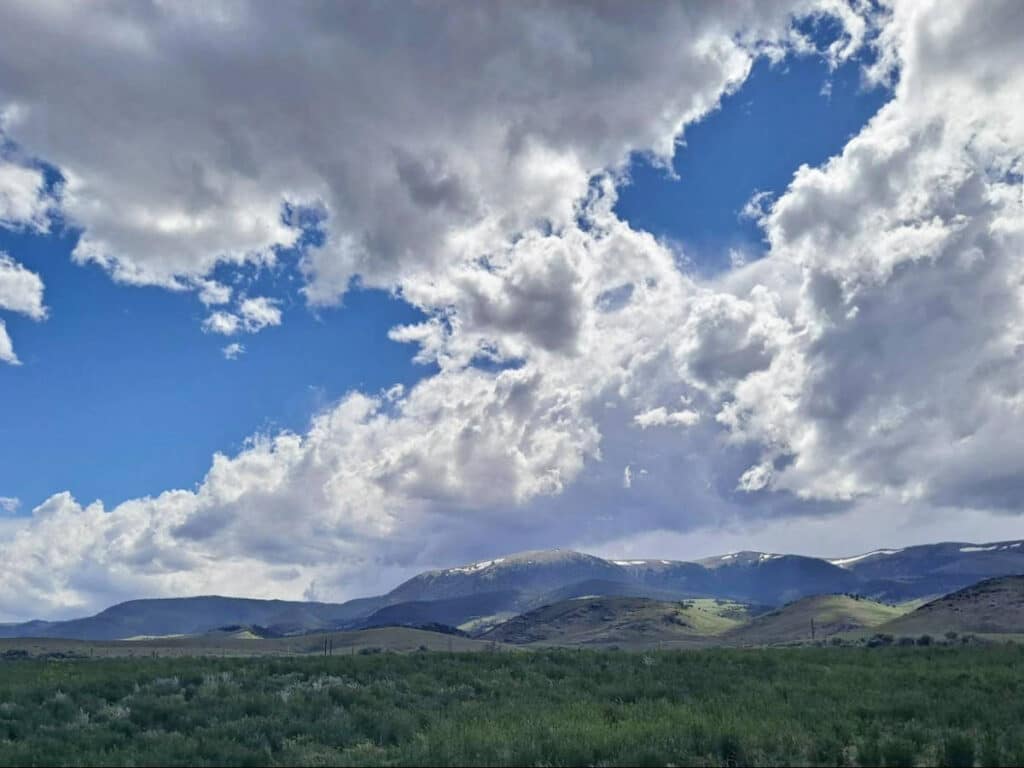 View of the sky over Montana