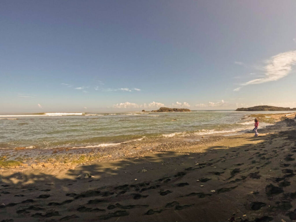 View at Playa Machuca in the morning