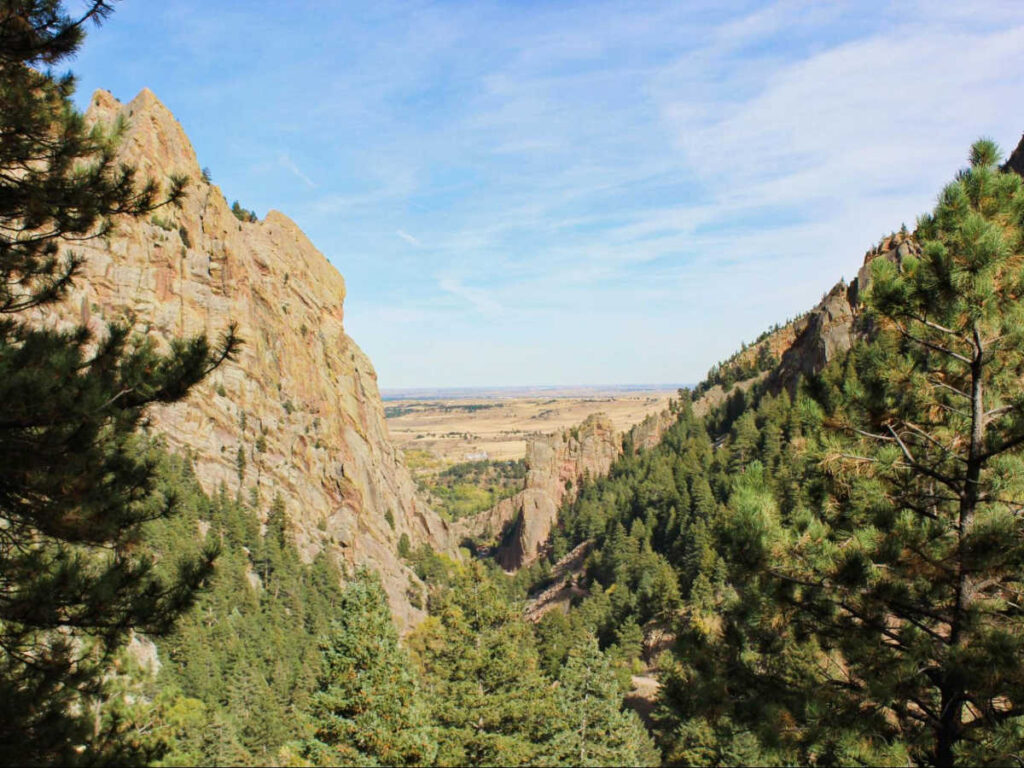 Scenic view from the Rattlesnake Gulch Trail