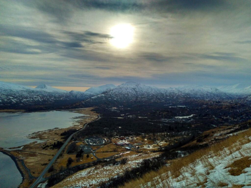 View of Bell’s Flats seen from atop Old Womens Mountain