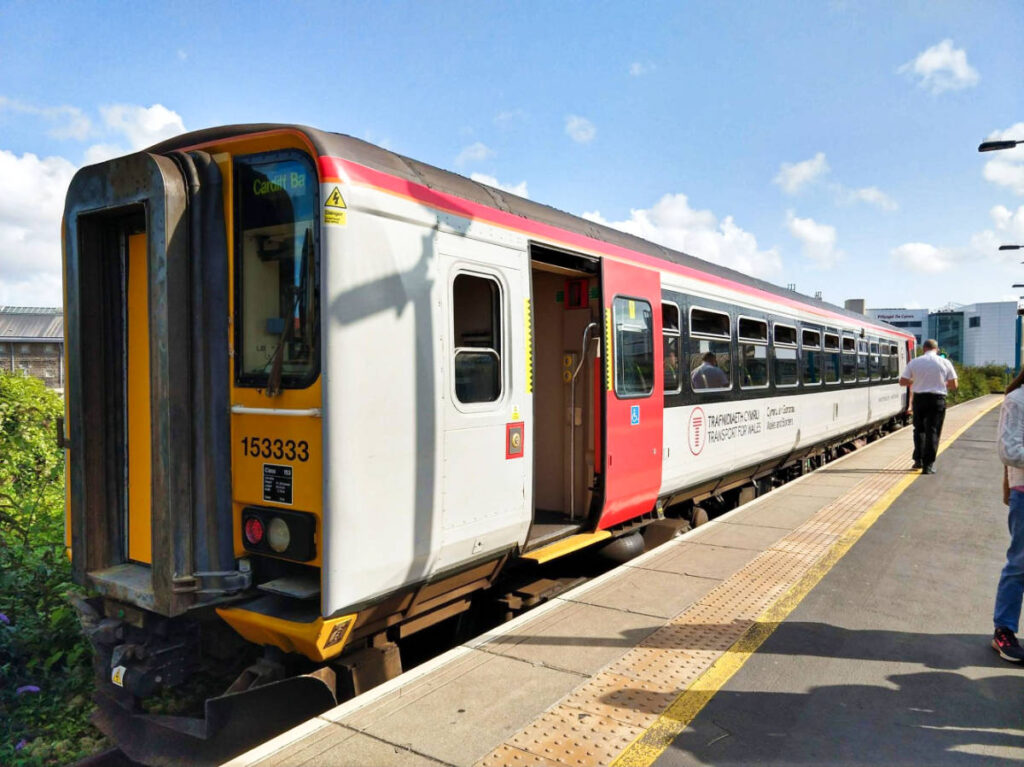View of the train of Wales