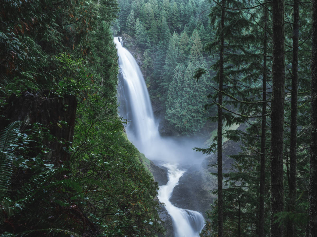 Scenic view at the Wallace Falls State Park