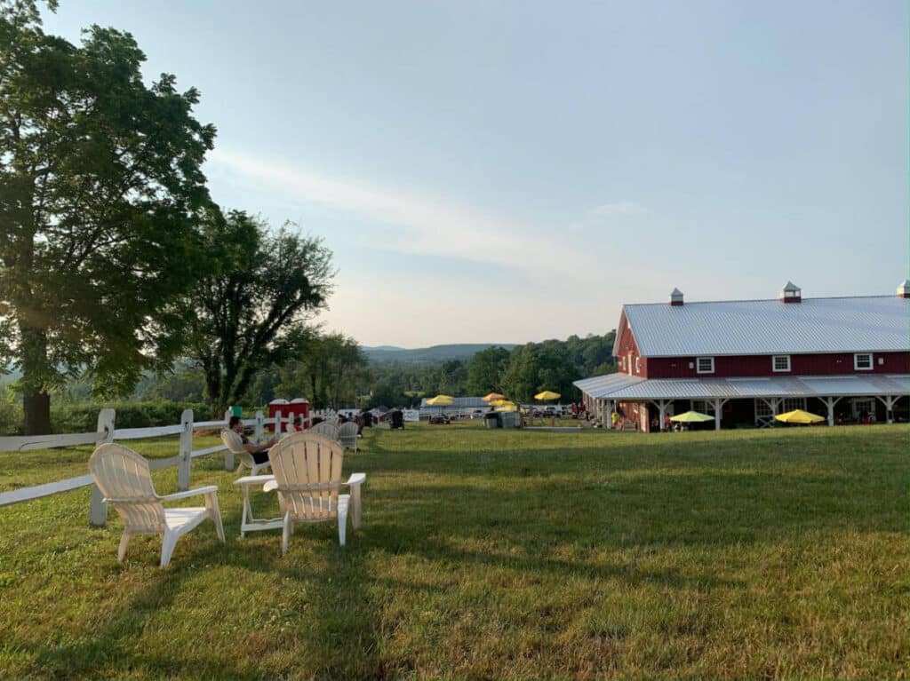View from the Pennings Farm in Warwick