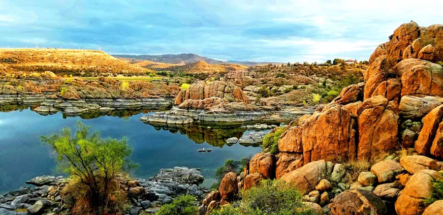 View from the Watson Lake in Prescott