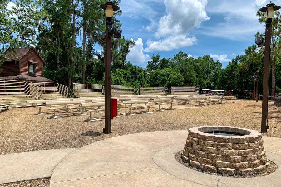 View of a well in Disney’s Fort Wilderness Resort