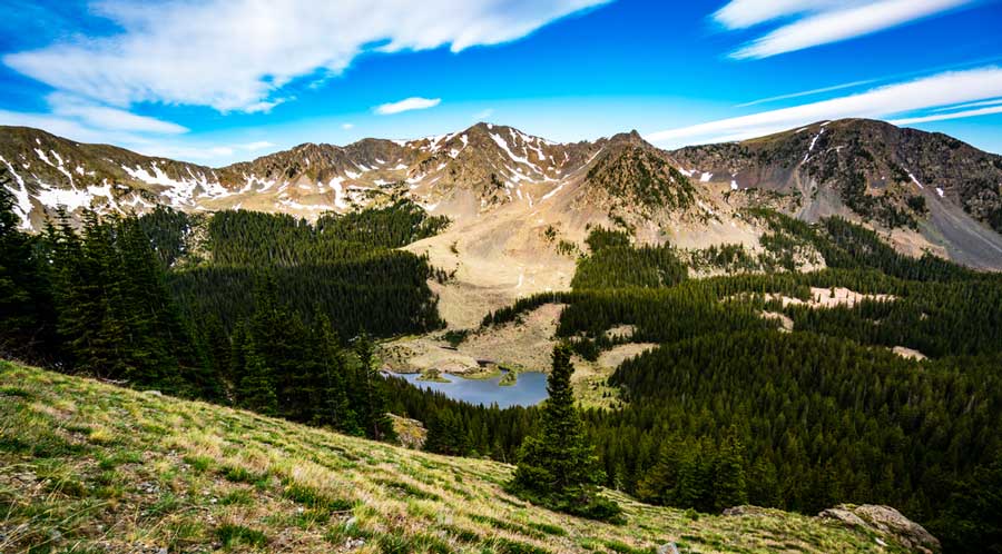 Scenic view at the Wheeler Peak during a hike