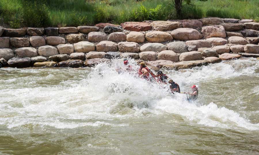 A group of rafters in Silverton