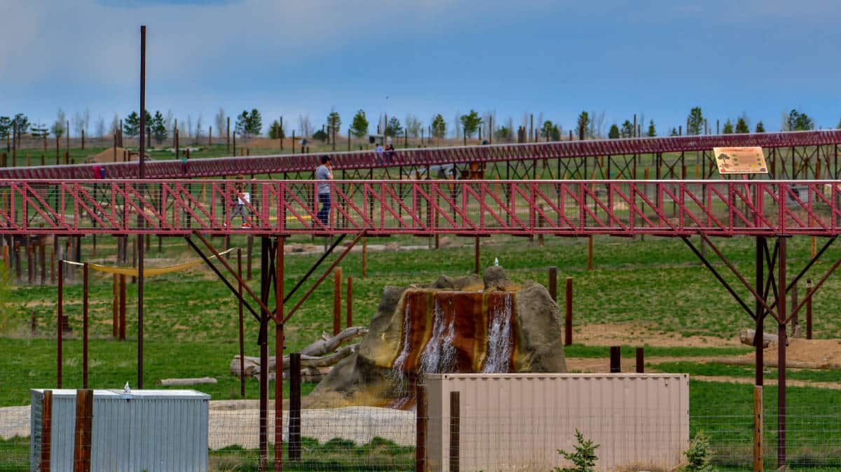 View from the Wild Animal Sanctuary in Colorado
