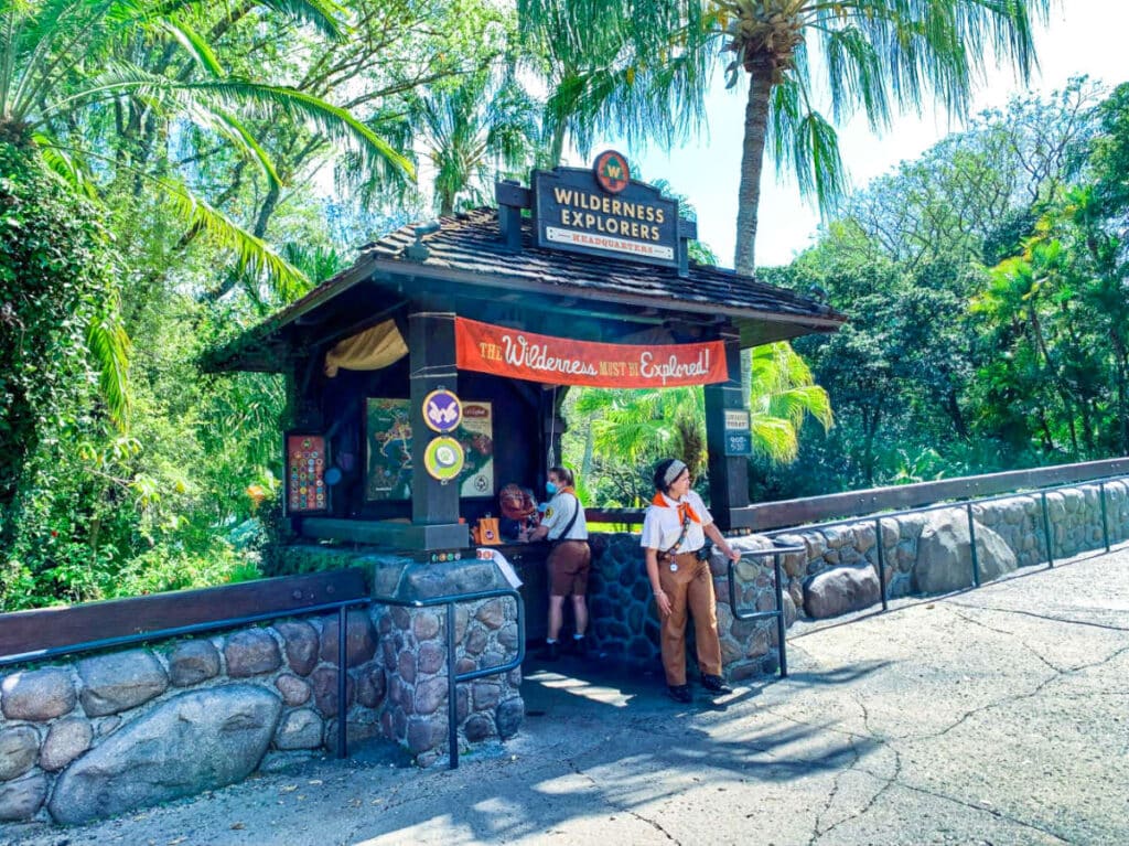 View of the staff at the Wilderness Explorers Headquarters