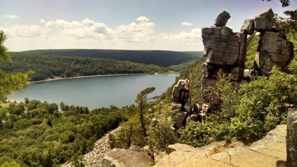 Overlooking view in Wisconsin