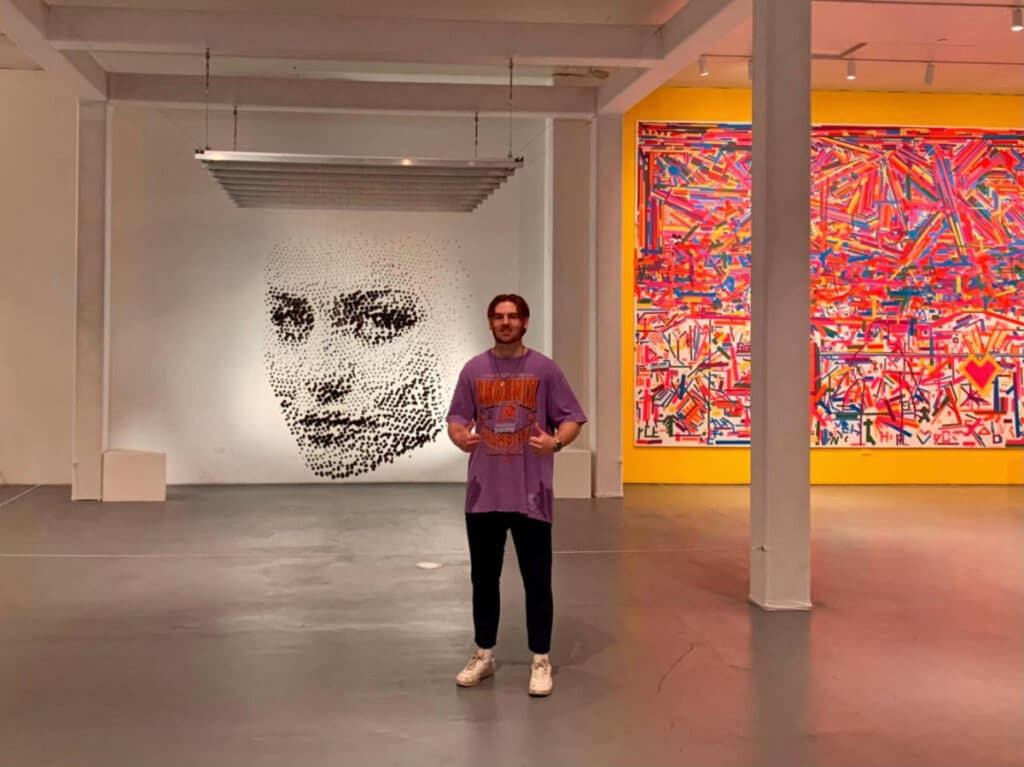 A man smiling for a photo inside the Wonderspaces Arizona