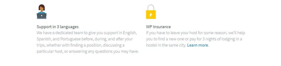 Explanation of Worldpackers insurance policy