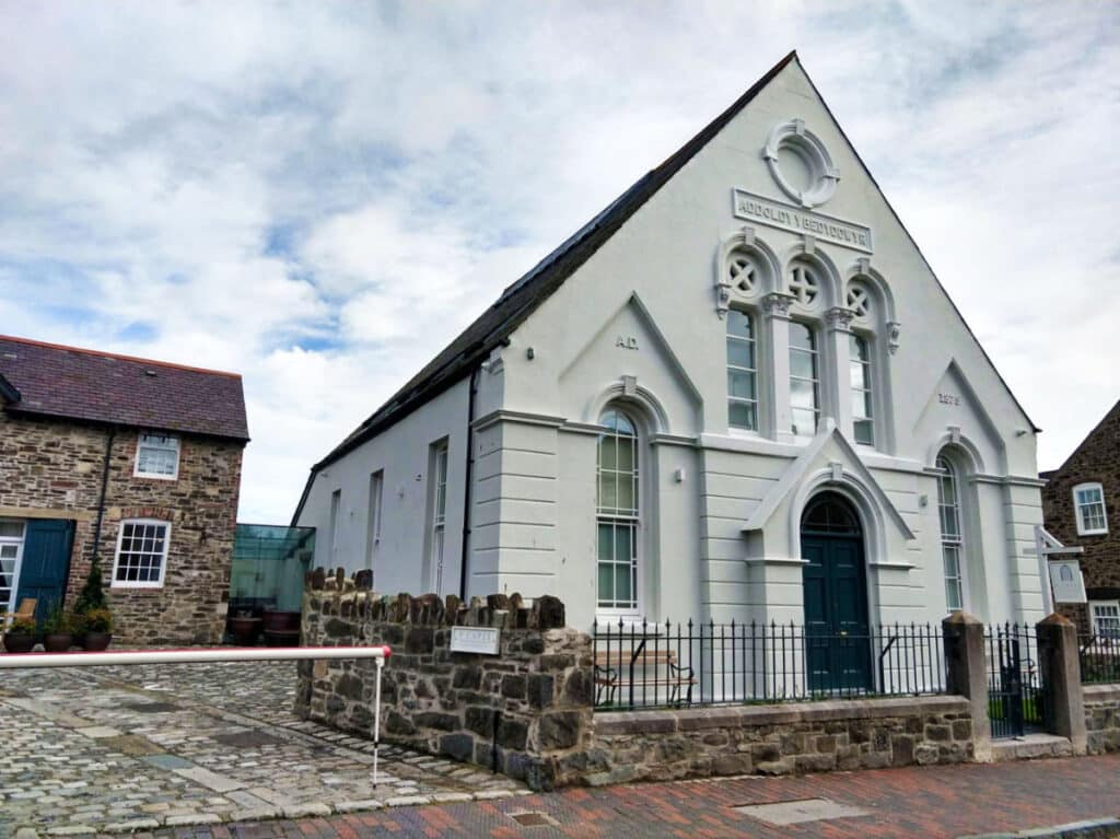Exterior view of the Y Capel in Conwy, Wales