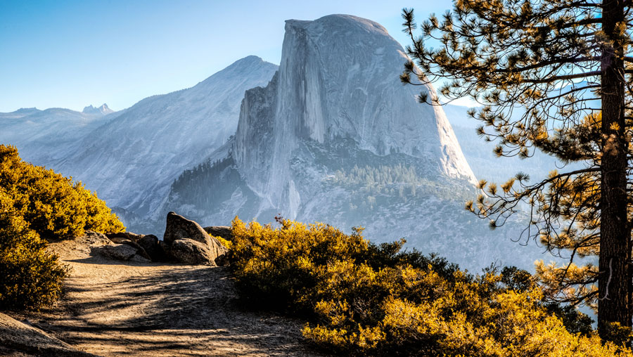 View from the Yosemite National Park