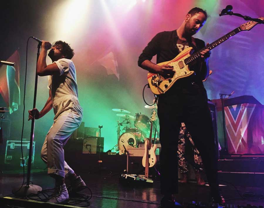 The Young the Giant performing at the Rialto in Tucson