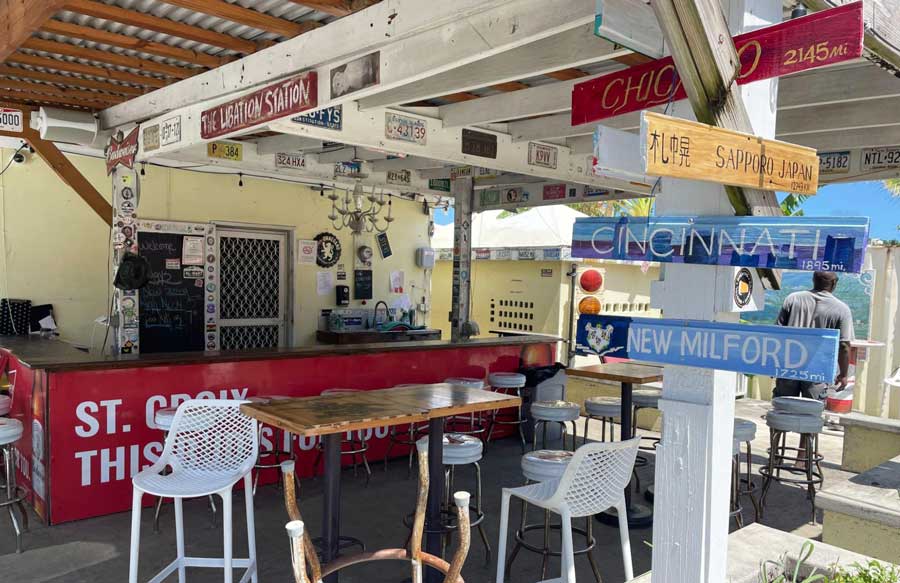 View from the Ziggy’s Island Market
