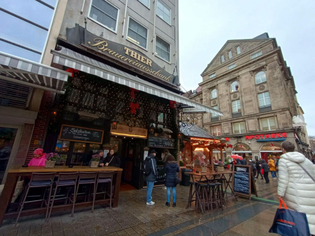 View oustide Zum Alten Markt, a traditional Gasthaus in Dortmund