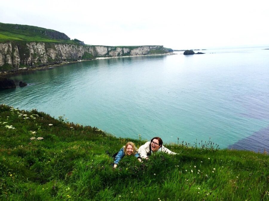 The author, Taylor Herperger with her friend in Northern Ireland