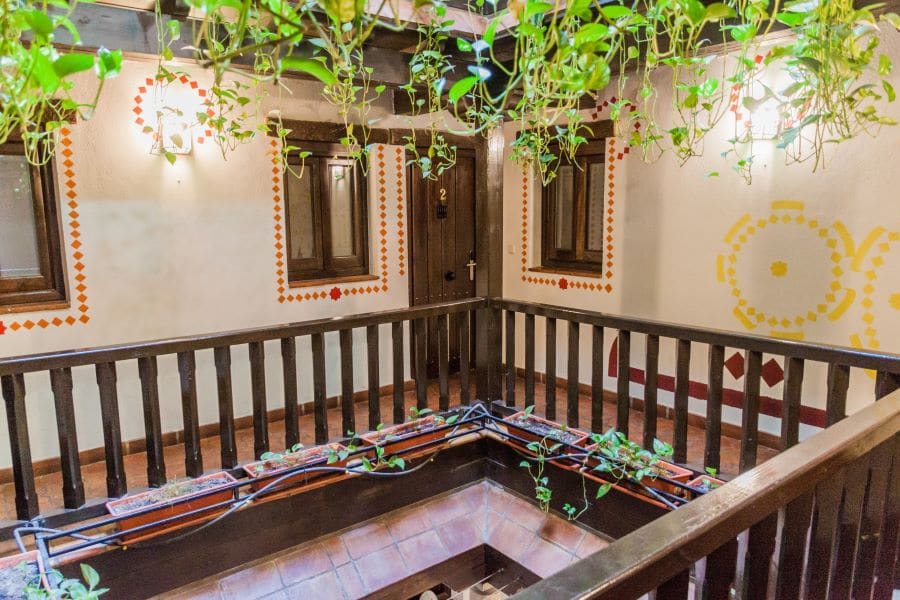 View of a hallway on a hostel
